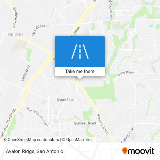 Mapa de Avalon Ridge