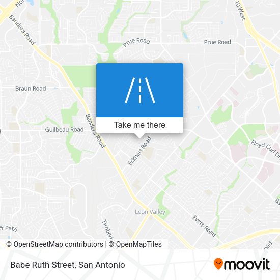 Babe Ruth Street map