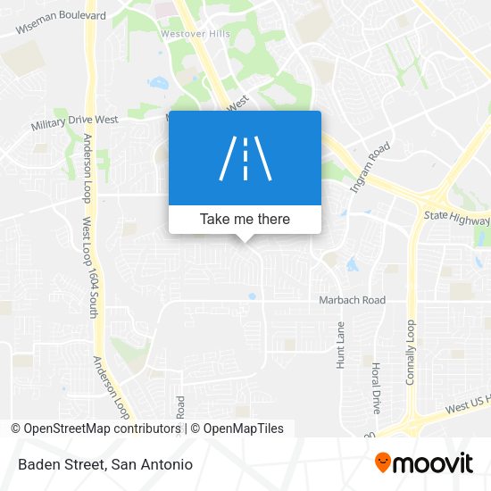 Mapa de Baden Street