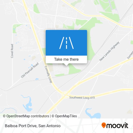 Balboa Port Drive map