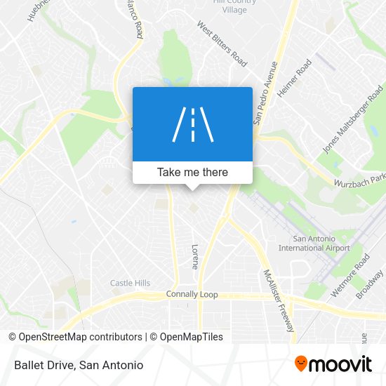 Mapa de Ballet Drive