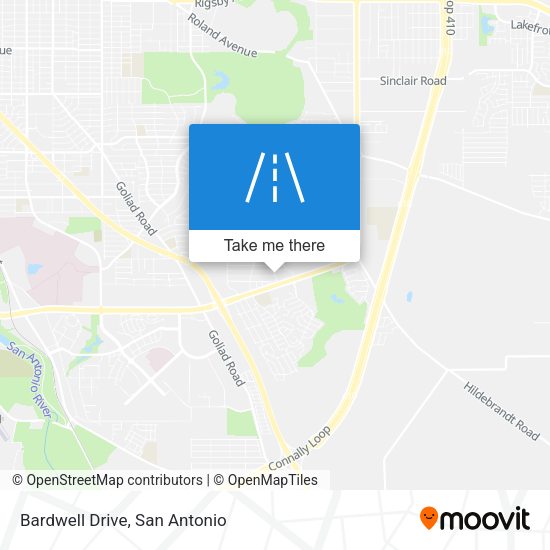 Mapa de Bardwell Drive