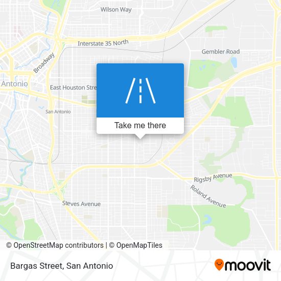 Mapa de Bargas Street