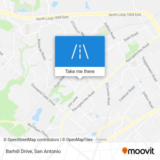 Mapa de Barhill Drive