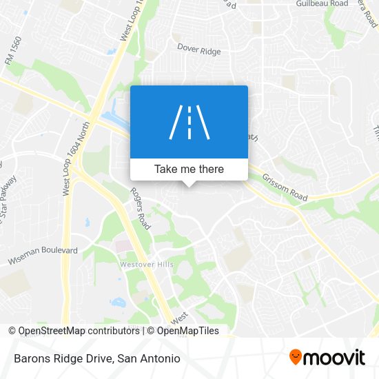 Mapa de Barons Ridge Drive