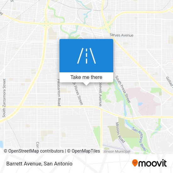 Mapa de Barrett Avenue
