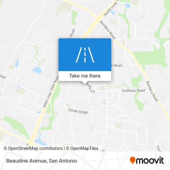 Beaudine Avenue map
