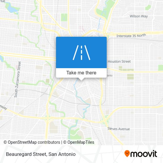 Beauregard Street map