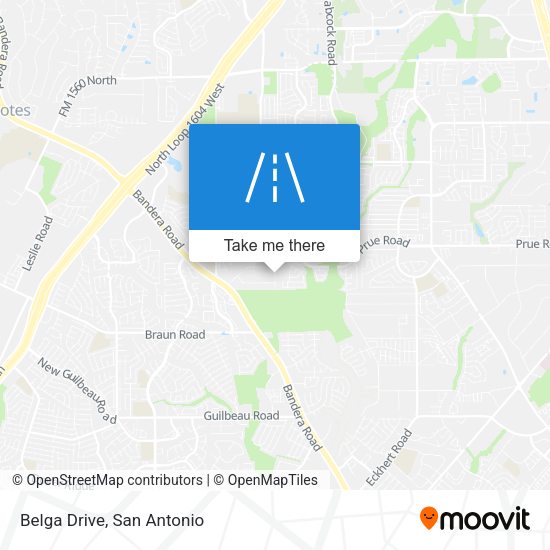 Mapa de Belga Drive