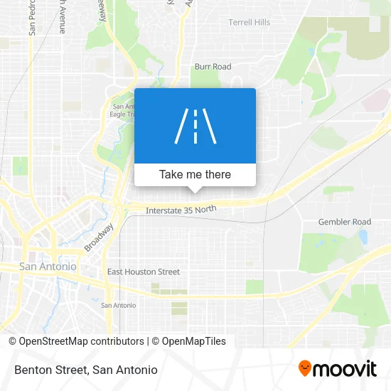 Benton Street map