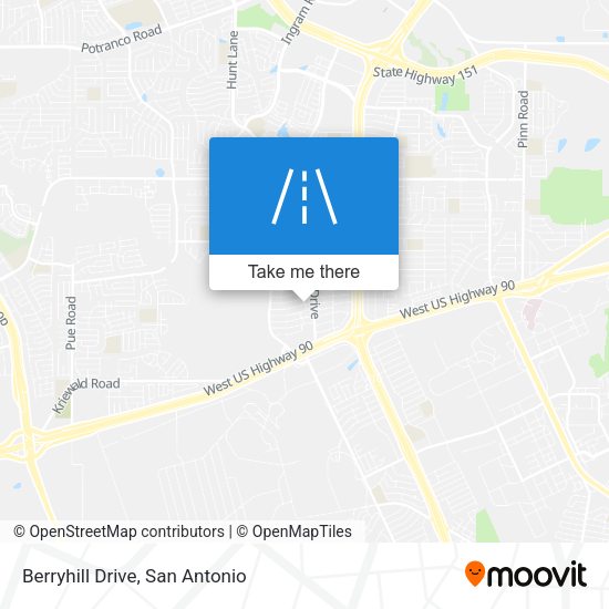 Mapa de Berryhill Drive