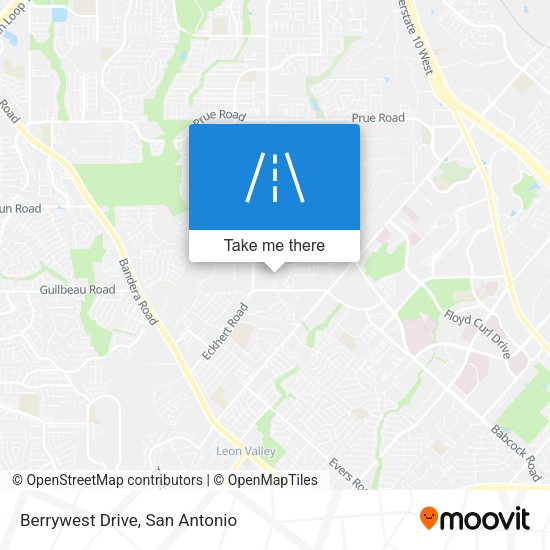 Berrywest Drive map