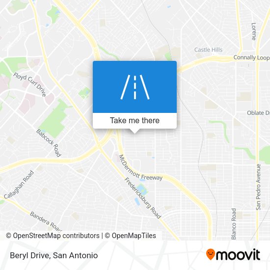 Mapa de Beryl Drive