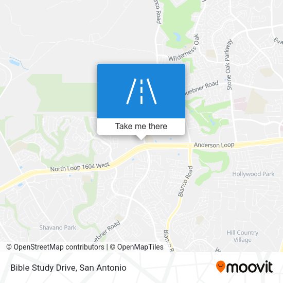 Mapa de Bible Study Drive