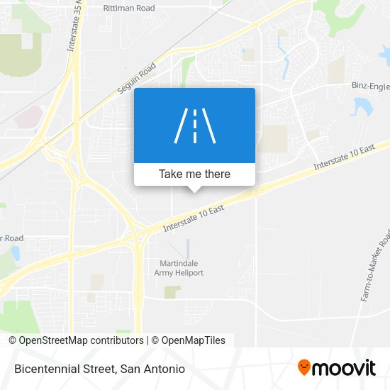 Mapa de Bicentennial Street