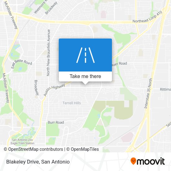 Mapa de Blakeley Drive