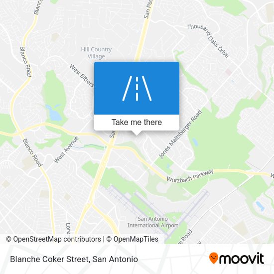 Mapa de Blanche Coker Street