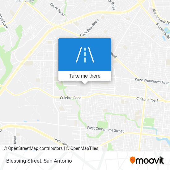 Blessing Street map