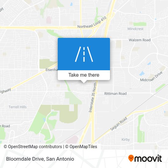 Mapa de Bloomdale Drive