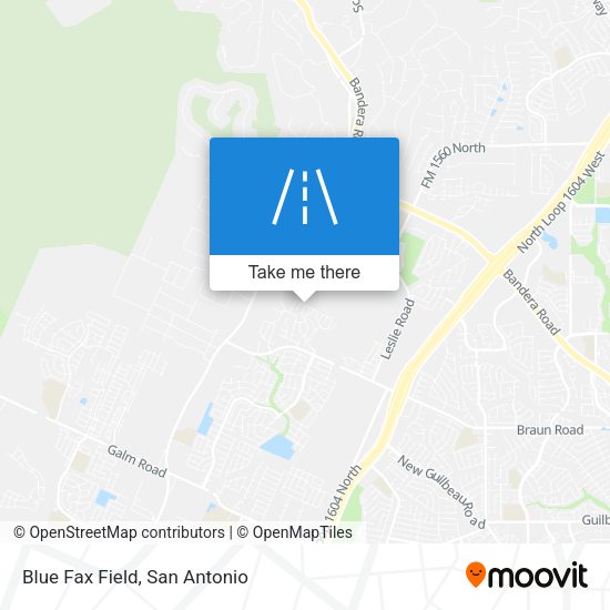 Mapa de Blue Fax Field