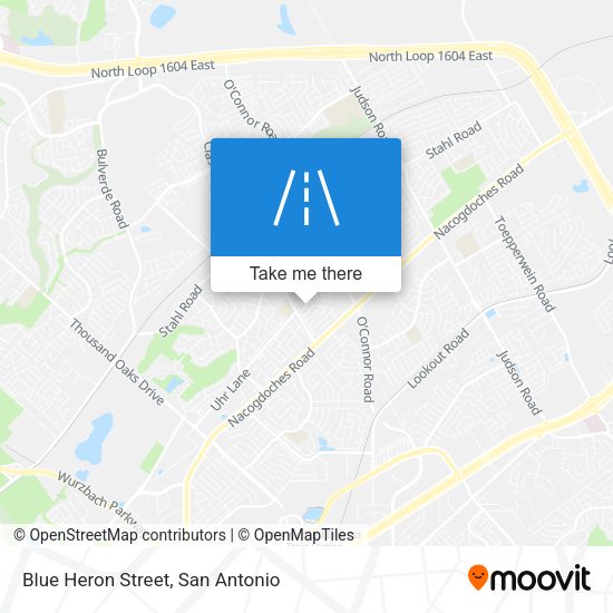 Mapa de Blue Heron Street