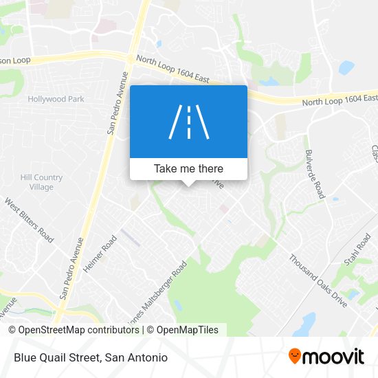 Mapa de Blue Quail Street