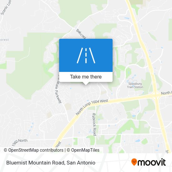 Mapa de Bluemist Mountain Road