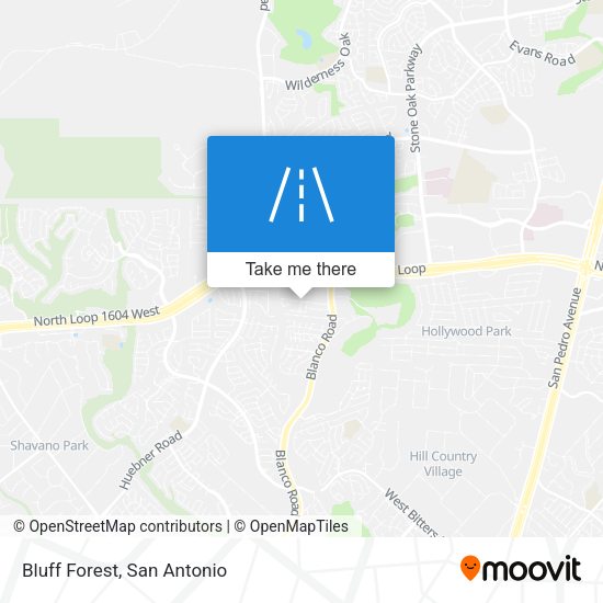 Mapa de Bluff Forest