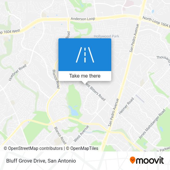 Bluff Grove Drive map