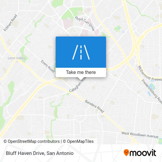 Bluff Haven Drive map