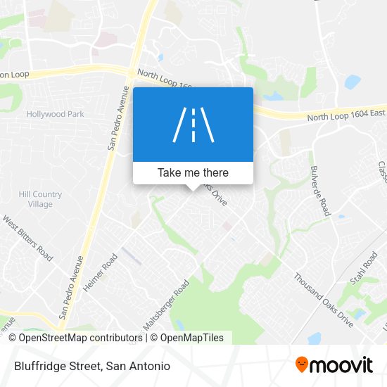 Bluffridge Street map