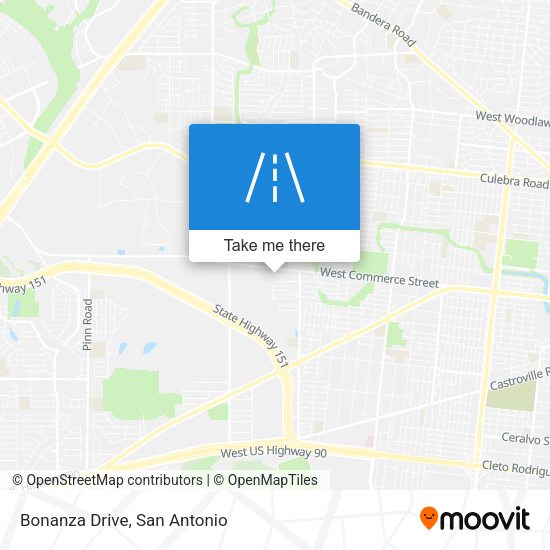 Mapa de Bonanza Drive