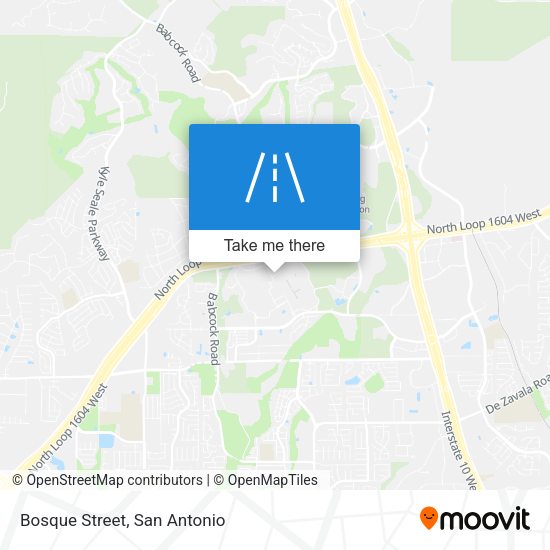Mapa de Bosque Street
