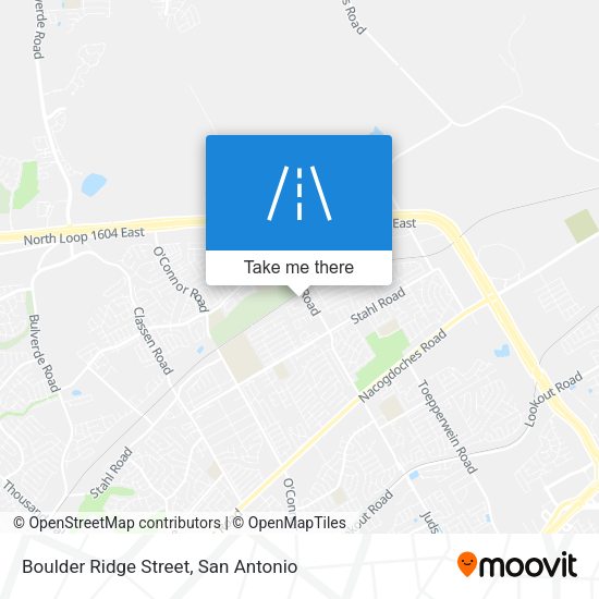 Boulder Ridge Street map