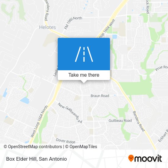 Mapa de Box Elder Hill