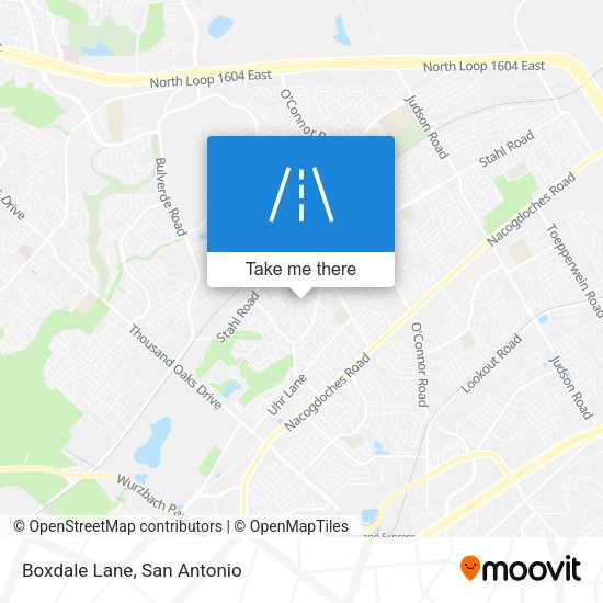 Mapa de Boxdale Lane
