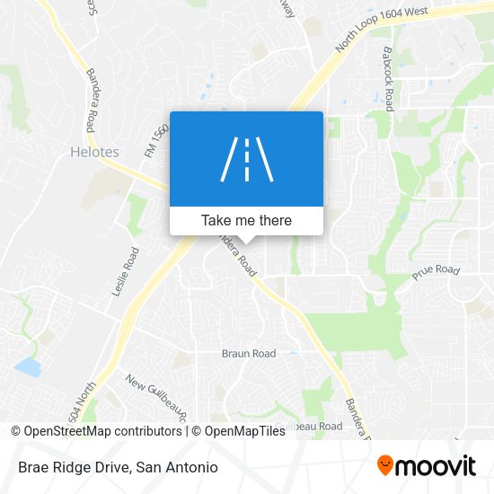 Mapa de Brae Ridge Drive