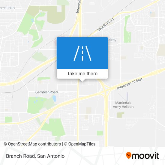Mapa de Branch Road
