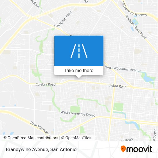 Mapa de Brandywine Avenue