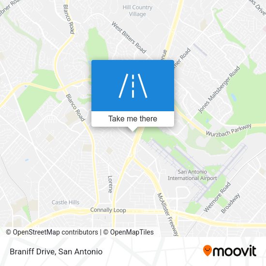Mapa de Braniff Drive
