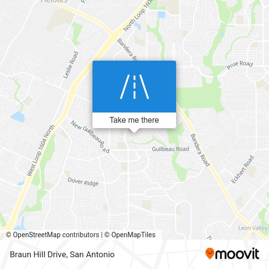 Mapa de Braun Hill Drive