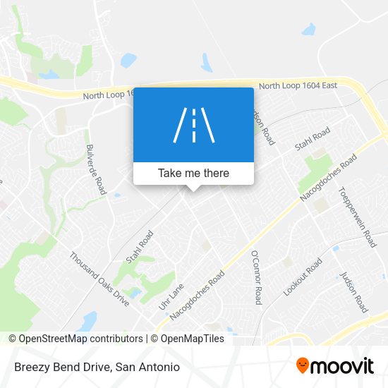 Breezy Bend Drive map