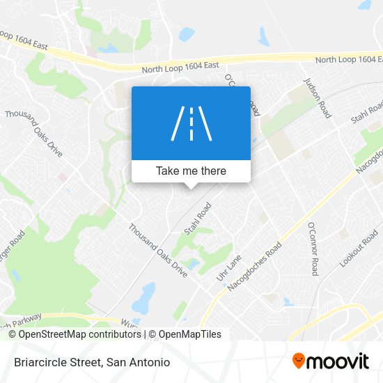 Mapa de Briarcircle Street