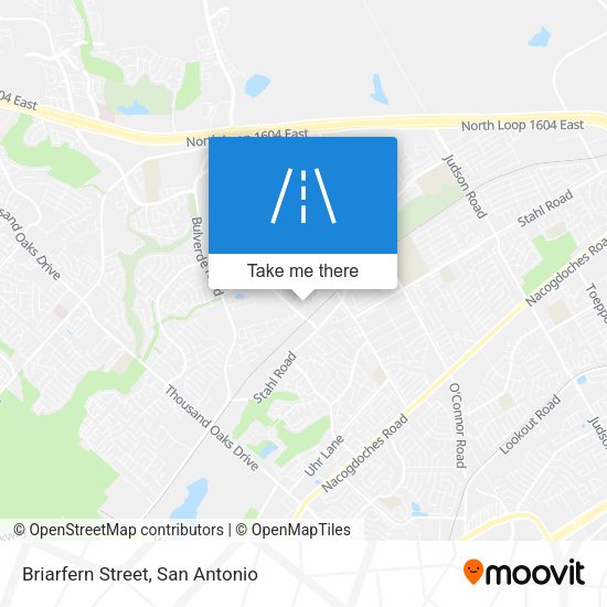 Briarfern Street map