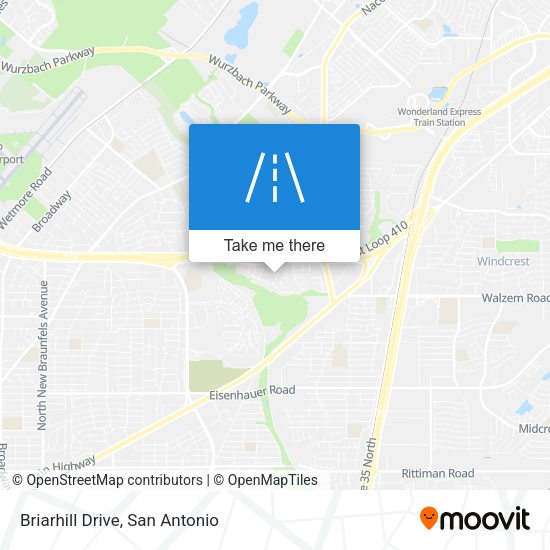 Briarhill Drive map