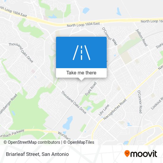 Briarleaf Street map