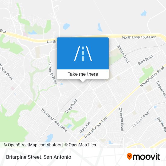 Briarpine Street map