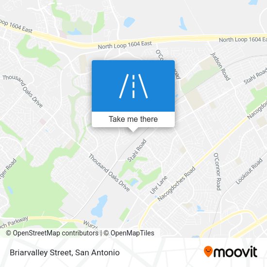 Briarvalley Street map