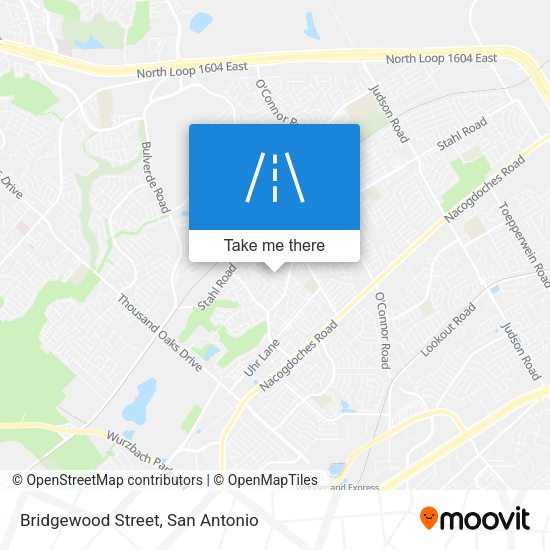 Bridgewood Street map