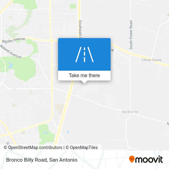 Bronco Billy Road map